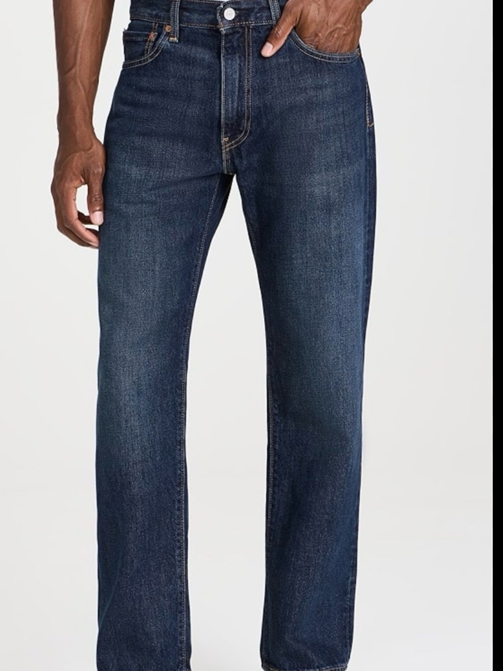 Men's Dark Levi’s 551 Z Authentic Straight-Leg Jeans